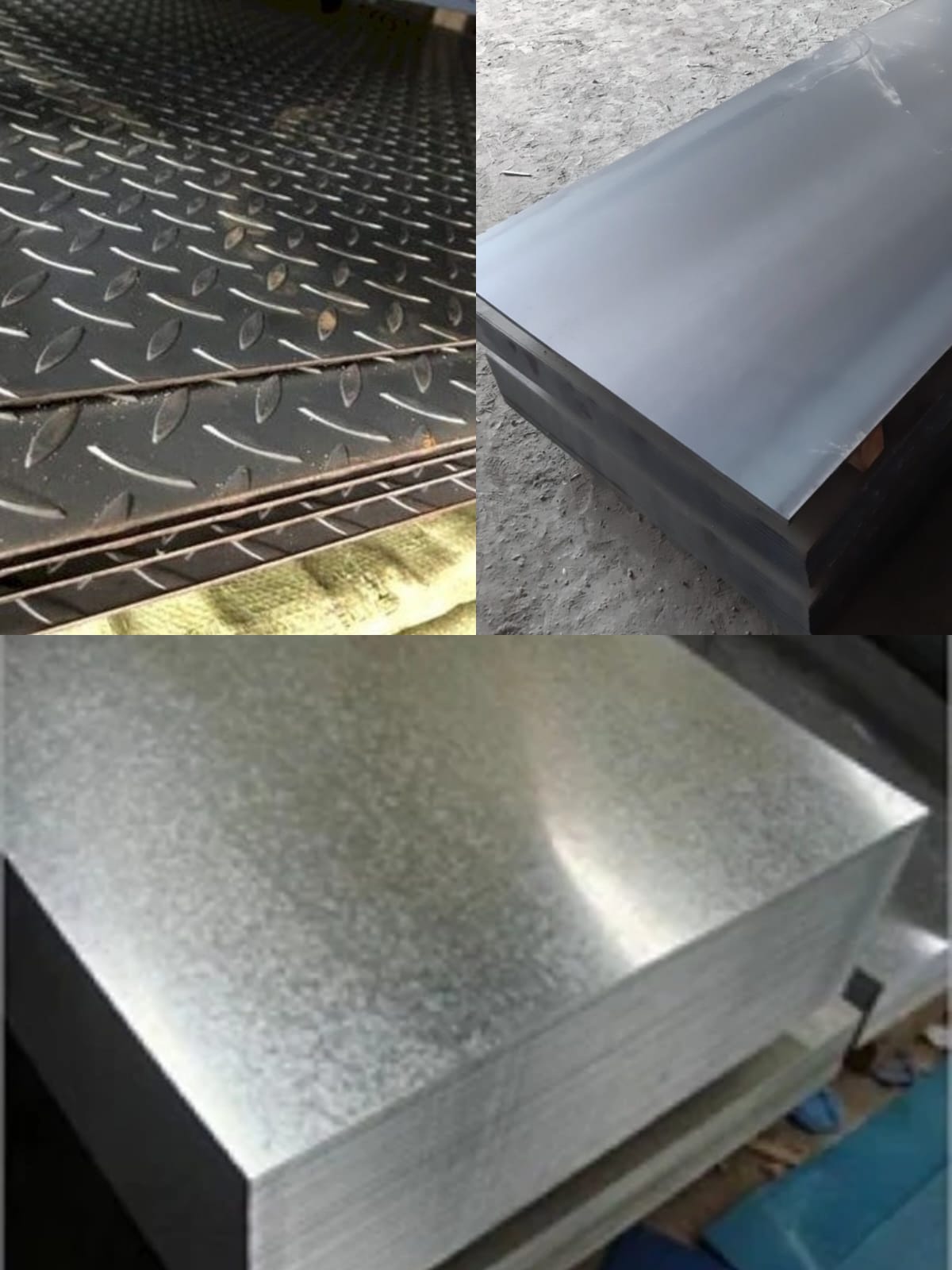 Besi Plat Galv, Polos & Kembang